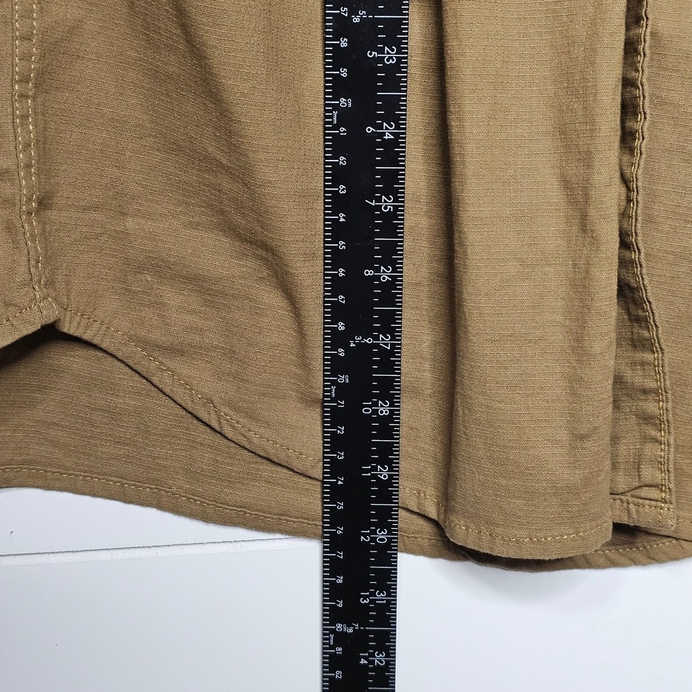 Vans Casual Button-Down Shirt Men's Medium Tan Cotton Blend - Picture 5 of 8